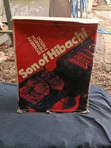 Son Of Hibachi Vintage Gusseisen Doppelgrill Outdoor Portland Oregon Neu im Karton - Bild 1 von 6