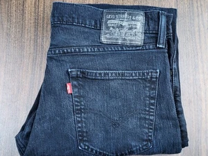 ~LEVIS~ Slim Stretch Jeans Herren Etikett Gr. 34x32 Black Wash Denim - Bild 1 von 6