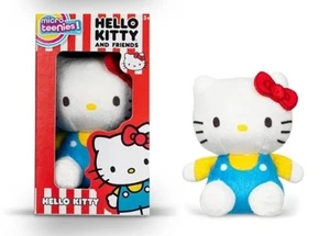 Sanrio Hello Kitty 3 Zoll Micro Teenies Plüsch - Hello Kitty in blauem Outfit Neu im Karton - Bild 1 von 1
