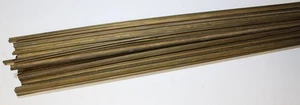Brass I Beam 2 x 4 x 914.4mm (43pc) - Hobby and Craft Metal Beam Channel - Picture 1 of 7