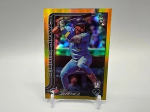 2025 Topps Series 2 Leo Jimenez RC Gold Rainbow Foil 10/50 - Picture 1 of 2
