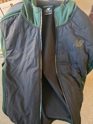 Chaqueta de hombre New Balance negra y verde otoño/primavera - talla grande Foto 1 de 2