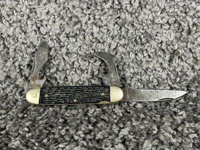 Vintage Ulster USA 3 Blade Pocket Knife Well Used - Image 1 of 4