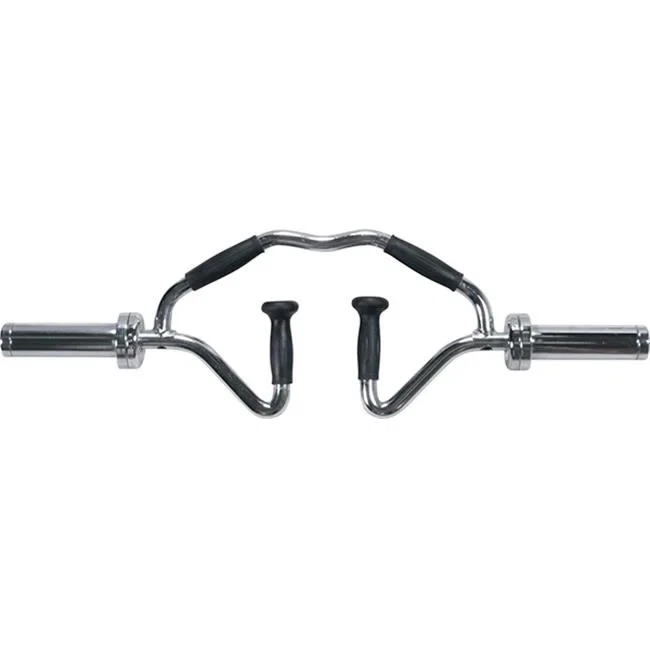 Barra de trampa York Barbell 32031 International Bi Tri con empuñaduras de goma Foto 1 de 1