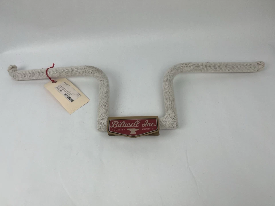 Biltwell 1 pulgada Manillar Frisco cromo con hoyuelos (totalmente nuevo) Foto 1 de 4