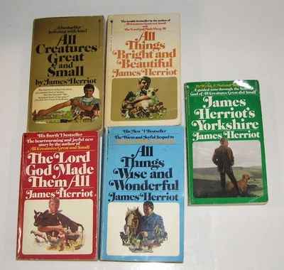 Complete Series ALL CREATURES GREAT AND SMALL 1-4 James Herriot 3 Book Set plus - Image 1 of 4