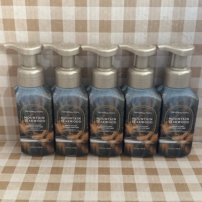 5 件 Bath & Body Works 山地 TEAKWOOD 发泡手皂 8.75 液量盎司 🏔️  — 第 1/4 张图片