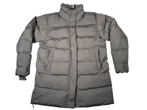 Helly Hansen Coat Womens L Black Long Puffer Parka Jacket Insulated Winter Warm - Picture 1 of 8