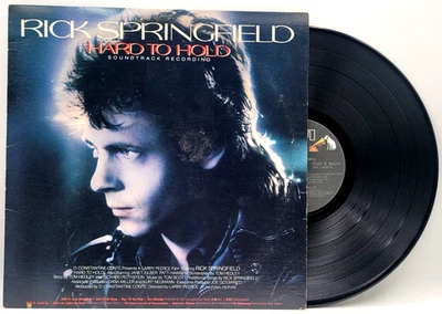RICK SPRINGFIELD - HARD TO HOLD SOUDTRACK - ROCK LP RECORD RCA - Image 1 of 2