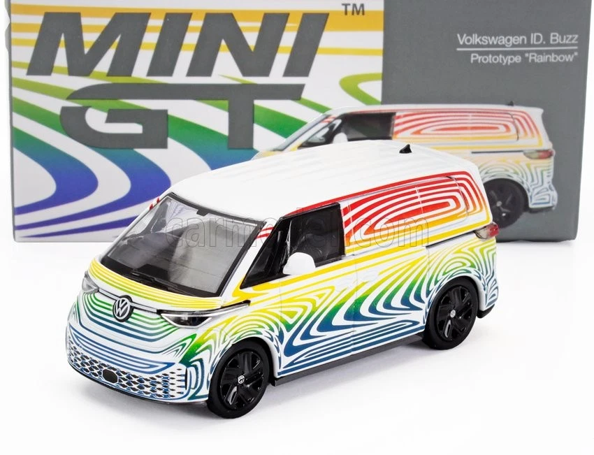 1/64 MINI-GT - VOLKSWAGEN - ID.BUZZ VAN PROTOTYPE RAINBOW 2023 MGT00899-L - Immagine 1 di 1