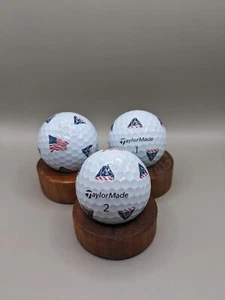 TP5 Pix Collectors Logo Golf USA TaylorMade Collector AMERICAN FLAG Set Of 3 - Picture 1 of 7