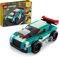 LEGO NEW 31127 Creator Ages 7+ 3in1 Street Racer Hot Rod Muscle Car Building Set
