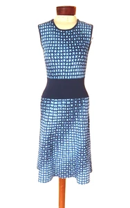 Vestido Tommy Bahama Tejido con Volantes Rayón Azul Mazarino Talla SP NUEVO CON ETIQUETAS $198 - Imagen 1 de 9
