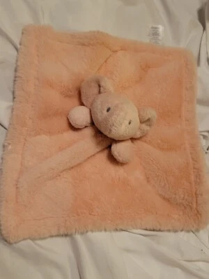 Wendy Bellissimo Peluche Elefante Melocotón Bebé Manta de Seguridad Lovey 14" Usada en Excelente Condición  Foto 1 de 3