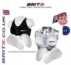 BRITX® Ladies Chest Guard Protector Sports Bra Karate,Taekwondo,thai,mma Boxing 