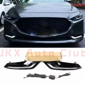 For Mazda 3 Axela 2019-2024 p LED DRL Daytime Fog Lamps w/Turn Signal Lights - Bild 1 von 10