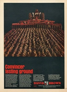 1967 Print Ad of David Brown DB Convincers Farm Tractor - Picture 1 of 2