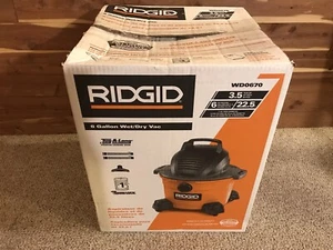 NUEVO EN CAJA RIDGID 6 galones 3,5 picos HP aspiradora tienda húmeda/seca con manguera de bloqueo de filtro - Imagen 1 de 5