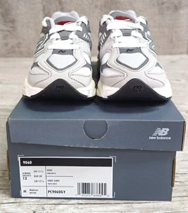 New Balance 9060 PS Grey/Grey - Kids Size 12 M - PC9060GY - Picture 1 of 10