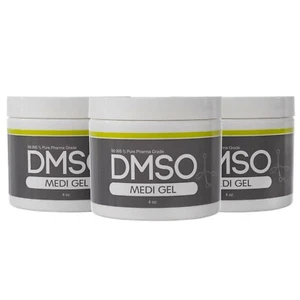 DMSO Gel 4 oz. "3 Jar Special" Non-diluted 99.995% Low odor Dimethyl Sulfoxide - Picture 1 of 8