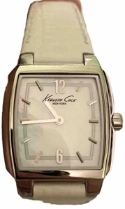 Kenneth Cole New York Watch New w/ Tag white dial white strap - Picture 1 of 11
