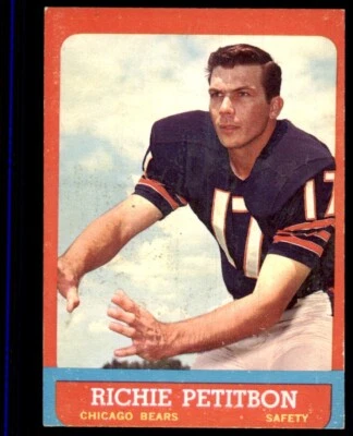 1963 Topps Richie Petitbon Chicago Bears #71 - Image 1 of 2
