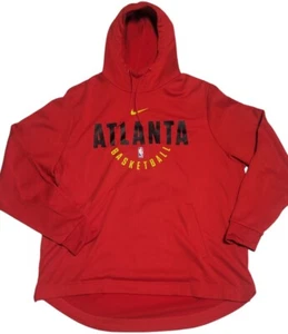 Atlanta Hawks Sudadera con Capucha Adulto 2XL Rojo Nike Pullover Baloncesto NBA Hombres - Imagen 1 de 3
