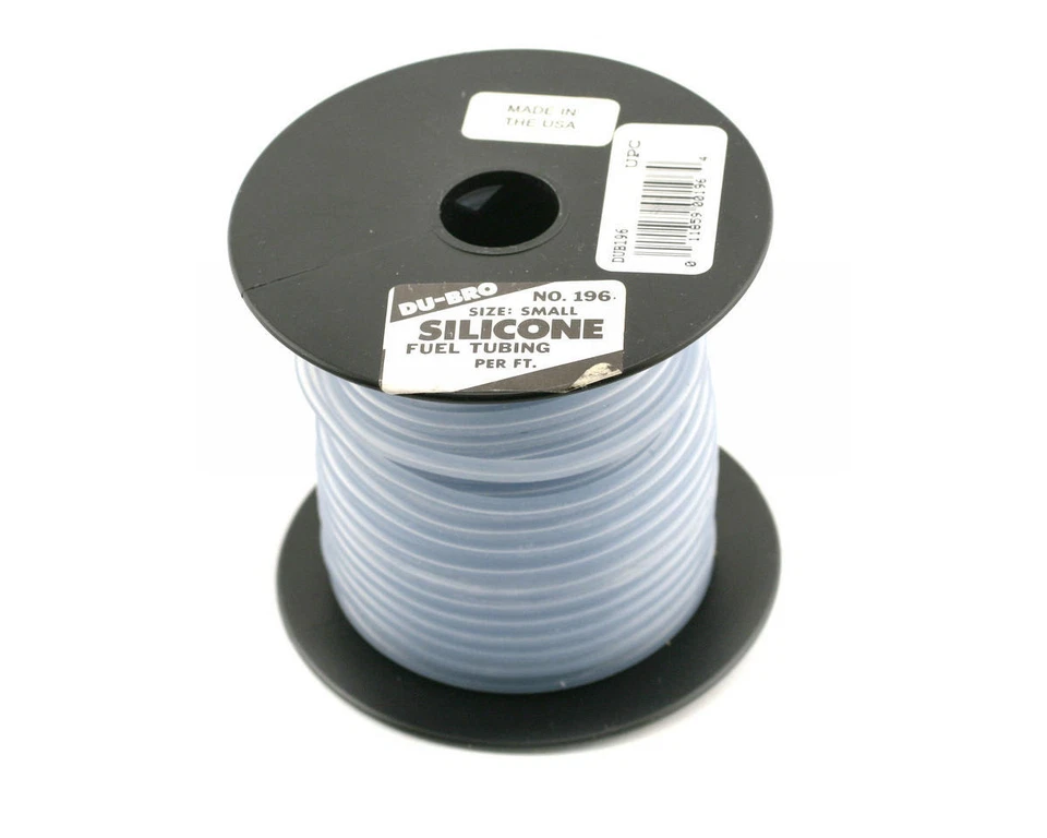 DuBro Small Silicone Fuel Tubing (Blue) (50') [DUB196] - Image 1 of 1