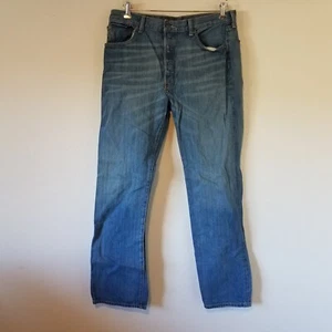 Levi's Jeans Herren 36x34 Blau 501 Button Fly Denim Straight Fit Gebraucht CW-3212 - Bild 1 von 12