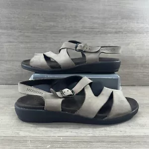 Mephisto Slingback Sandalen hellbraun Leder Riemchen Stoßdämpfer Gr. 10,5 EUR 41 - Bild 1 von 9