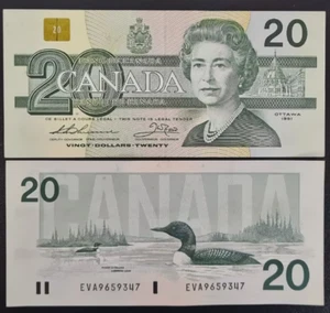 1991 Canada 20 Dollar BANKNOTE CURRENCY EF-AU - Picture 1 of 1