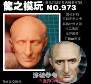 Painted 1/6 Gaius Julius Caesar Head Sculpt For 12in Male Action Figure Body Toy - Picture 1 of 6