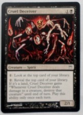 MAGIC THE GATHERING MTG 2004 CHAMPIONS OF KAMIGAWA CRUEL DECEIVER CREATURE CARD