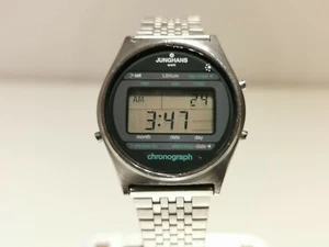 VINTAGE RARE COLLECTIBLE DIGITAL CHRONOGRAPH MEN'S WATCH "JUNGHANS" 616.10/1978 - Picture 1 of 10