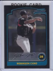 ROBINSON CANO ROOKIE CARD 2003 Bowman Chrome Baseball DRAFT PICK RC YANKEES! - Picture 1 of 2