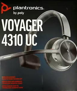 POLY 4310 UC Single Ear Wireles Bluetooth Headset Plantronics Voyager Trucker - Picture 1 of 5