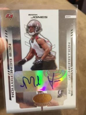 MARK JONES 2004 CERTIFIED MATERIALS NEW GENERATION ROOKIE AUTOGRAPH AUT0 /1000!! - Image 1 of 2