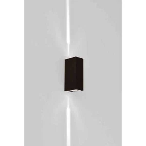 LED Außenleuchte Wandlampe Schwarz Up&Down 6W Linse dünner Strahl kaltweiß 6000K - Bild 1 von 6