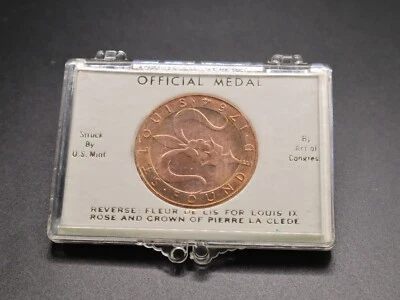 1964-1966 U.S. Mint ST. Louis Bicentennial Official Medallion Coin with Cover - Image 1 of 2