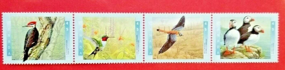 Canada Stamp #1591-1594 "Birds of Canada 1" se-tenant strip of4 MNH 1996 - Image 1 of 1