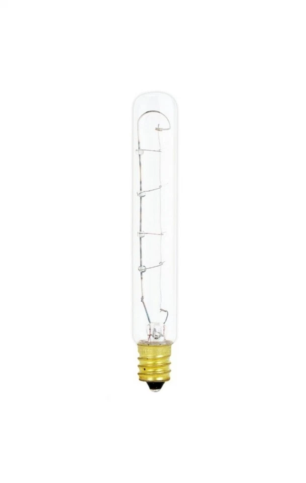 FEIT ELECTRIC ~ 25-Watt T6.5 Clear Tubular Appliance / Exit Light Bulb  - Image 1 of 3
