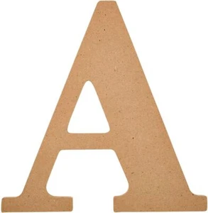 Karo Holz unvollendet Buchstabe, 8" Holzoberfläche perfekt für DIY Kunst 8 Zoll - Bild 1 von 7