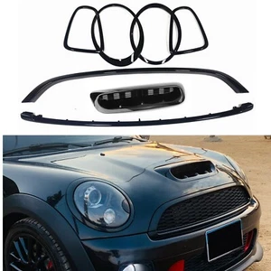 Grille+Light Frame Air Vent Trim For Mini Cooper S R55 R56 R57/58/59 JCW 07-14 - Picture 1 of 9