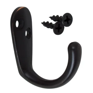 GlideRite Small Single Coat Robe Wall Hook Oil Rubbed Bronze - 7005-ORB-1 - Picture 1 of 3