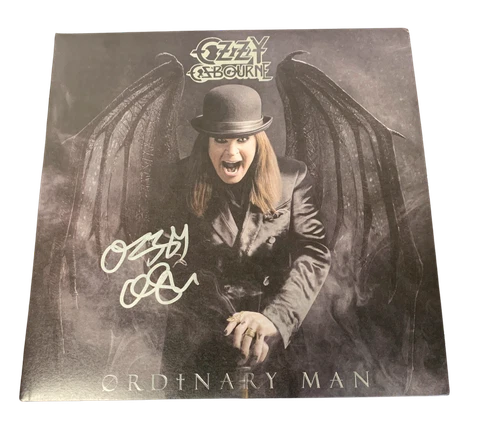 OZZY OSBOURNE SIGNED ORDINARY MAN ALBUM VINYL LP AUTOGRAPH BECKETT BAS Cover