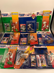 Kenner Starting Lineup Player Card & Figurine Football & Baseball - You Pick