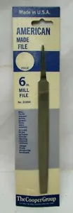 Vintage The Cooper Group Rare 6" Mill File NOS American Made File No. 21954 - Picture 1 of 3
