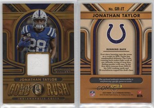 2023 Panini Gold Standard Gold Rush /299 Jonathan Taylor #GR-JT