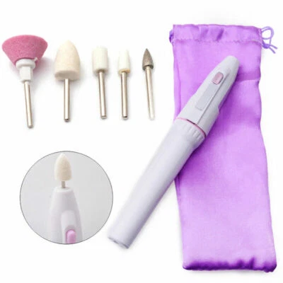 Electric Manicure Pedicure Nail Art Beauty Care File Polish Drill Tool Kit Set