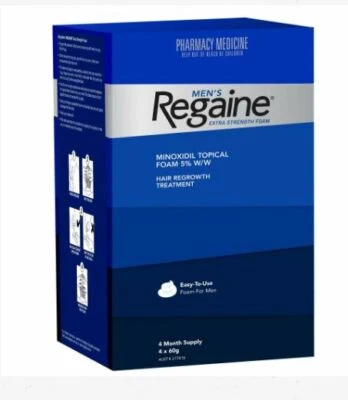 Regaine Mens Extra Strength Foam Hair Growth Treatment 4 X 60G - image 1 of 2